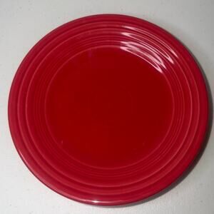 Fiestaware Homer Laughlin Classic Rim Scarlett Red 9 Inch Luncheon Plate